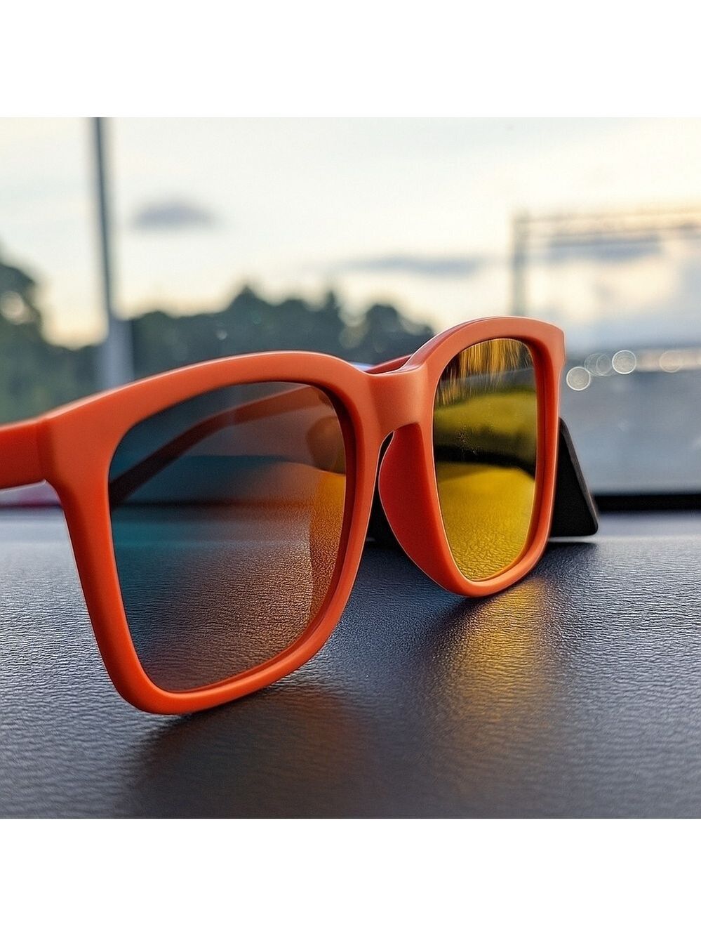 NWT Body Glove Orange Mirrored Sport Sunglasses | Women’s - Picture 3 of 12